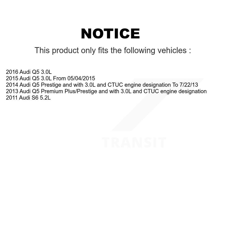 Front Brake Pads Wear Sensor (2 Pack) For Audi Q5 S6 KSE-100031