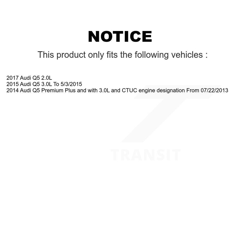 Front Brake Pads Wear Sensor (2 Pack) For Audi Q5 KSE-100036