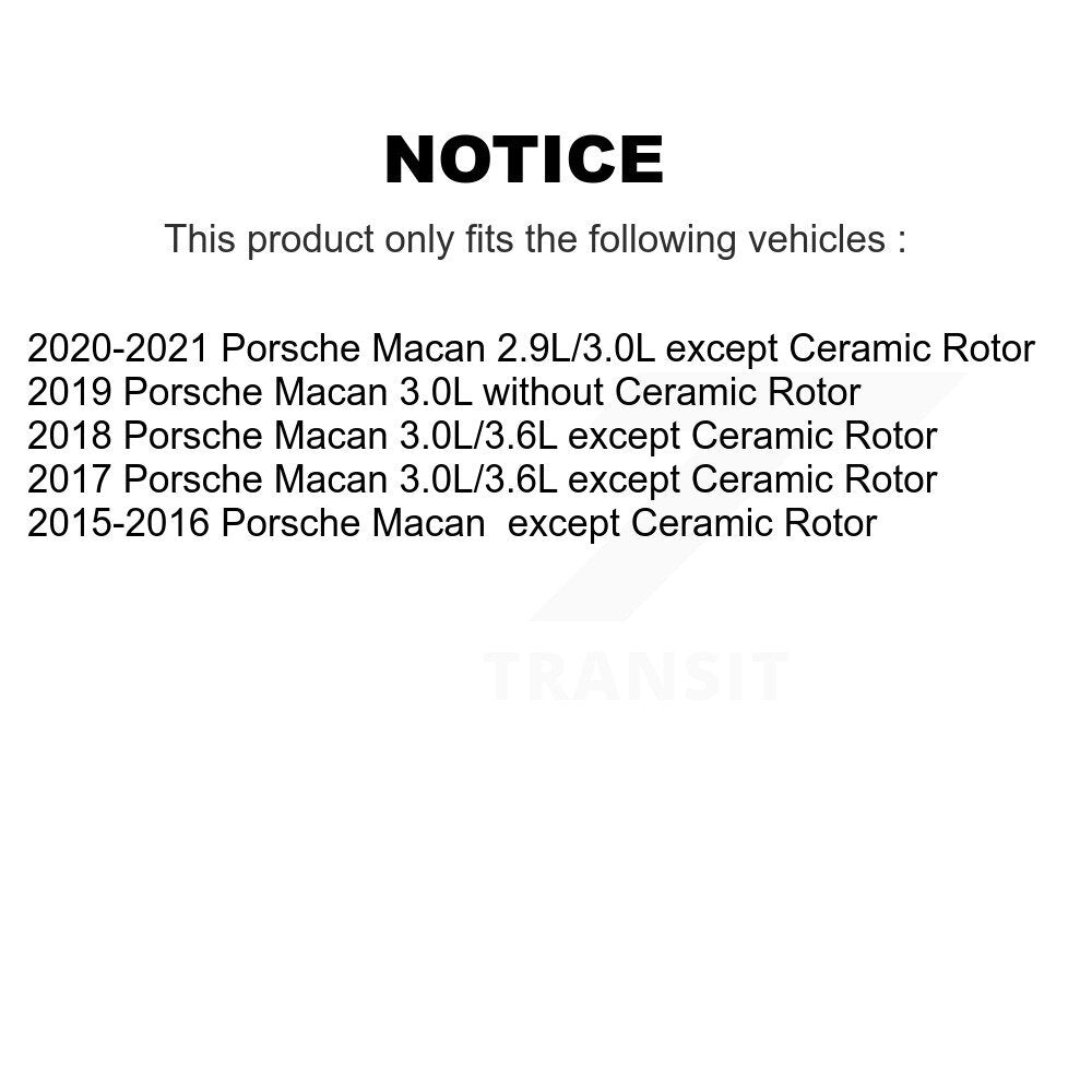 Front Brake Pads Wear Sensor (2 Pack) For Porsche Macan KSE-100069