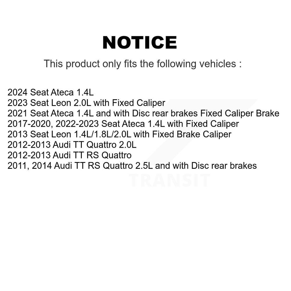 Front Brake Pads Wear Sensor (2 Pack) For Audi TT Quattro RS Seat Leon Ateca KSE-100079