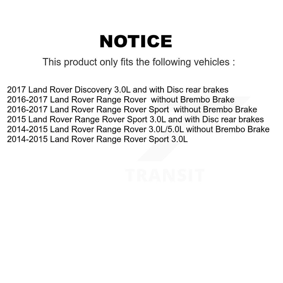Front Brake Pads Wear Sensor (2 Pack) For Land Rover Range Sport Discovery KSE-100097