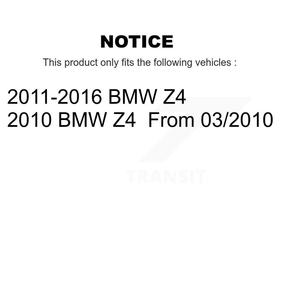 Front Brake Pads Wear Sensor (2 Pack) For BMW Z4 KSE-100104