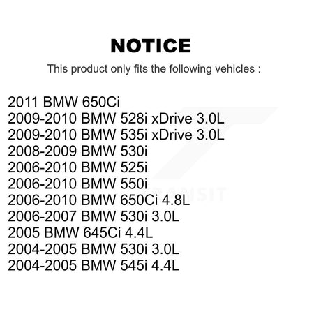 Front Brake Pads Wear Sensor (2 Pack) For BMW 530i 528i xDrive 525i 535i 550i 545i 645Ci KSE-100108