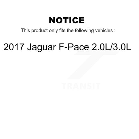 Front Rear Brake Pads Wear Sensor (4 Pack) For Jaguar F-Pace Land Rover Range Velar KSE-100119