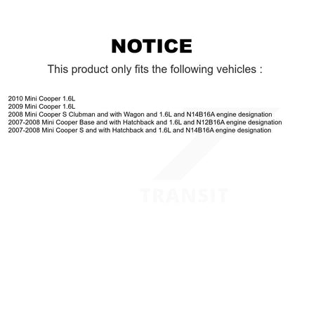 Front Rear Brake Pads Wear Sensor (4 Pack) For Mini Cooper KSE-100124
