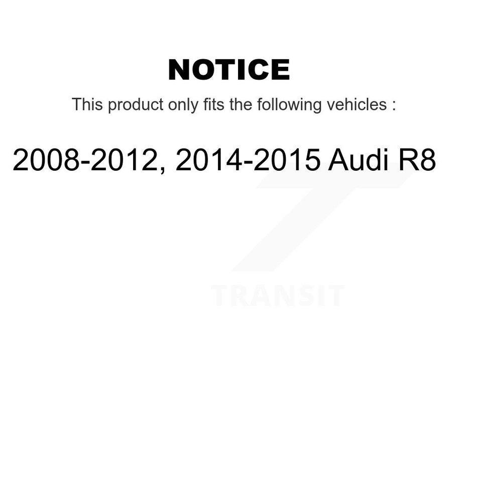 Front Rear Brake Pads Wear Sensor (4 Pack) For Audi R8 KSE-100169