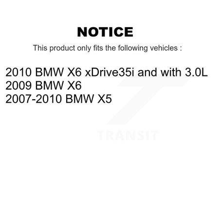Front Rear Brake Pads Wear Sensor (4 Pack) For BMW X5 X6 KSE-100189