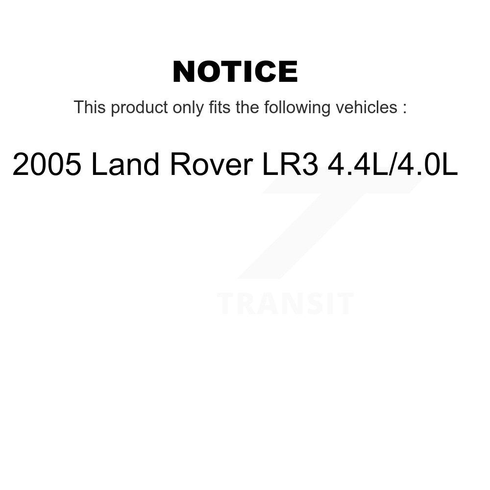 Front Rear Brake Pads Wear Sensor (4 Pack) For 2005 Land Rover LR3 4.4L 4.0L KSE-100242
