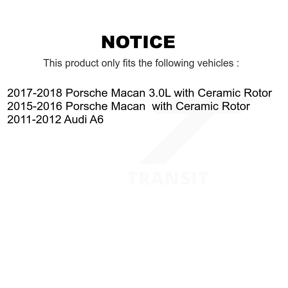 Rear Brake Pads Wear Sensor (2 Pack) For Porsche Macan Audi A6 KSE-100260