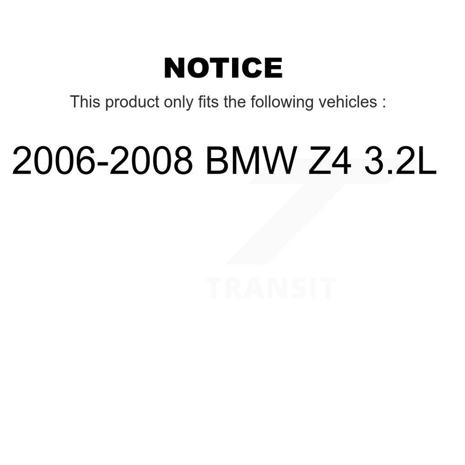 Rear Brake Pads Wear Sensor (2 Pack) For 2006-2008 BMW Z4 3.2L KSE-100263