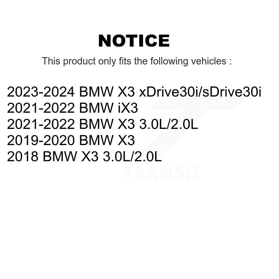 Rear Brake Pads Wear Sensor (2 Pack) For BMW X3 iX3 KSE-100278