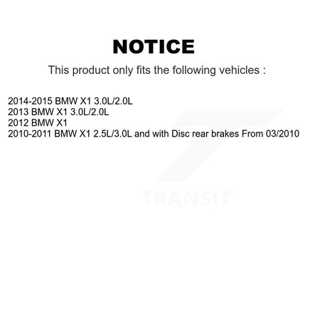 Rear Brake Pads Wear Sensor (2 Pack) For BMW X1 KSE-100292