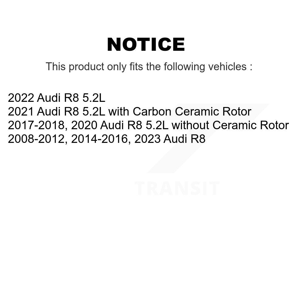 Rear Brake Pads Wear Sensor (2 Pack) For Audi R8 KSE-100294