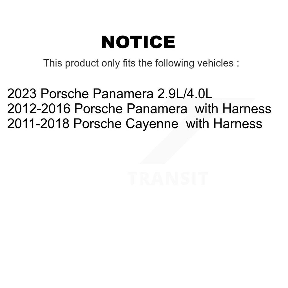 Rear Brake Pads Wear Sensor (2 Pack) For Porsche Cayenne Panamera KSE-100301