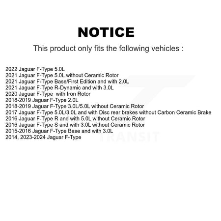 Rear Brake Pads Wear Sensor (2 Pack) For Jaguar F-Type KSE-100306