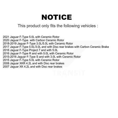 Rear Brake Pads Wear Sensor (2 Pack) For Jaguar F-Type XK XKR KSE-100307