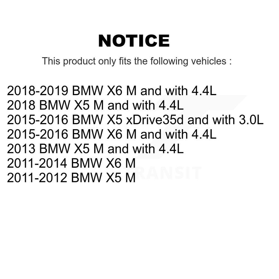 Rear Brake Pads Wear Sensor (2 Pack) For BMW X5 X6 KSE-100308