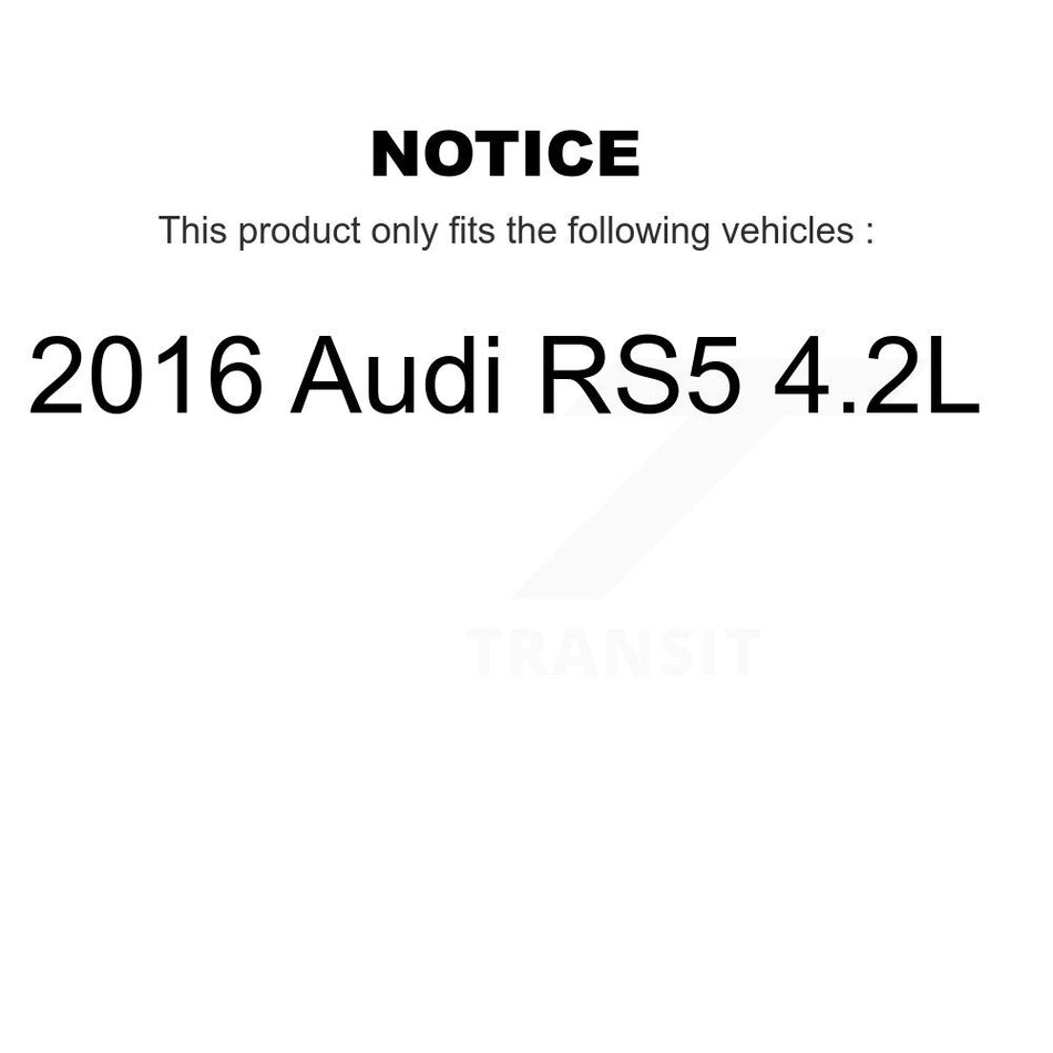 Front Brake Pads Wear Sensor (2 Pack) For 2016 Audi RS5 4.2L KSE-100345