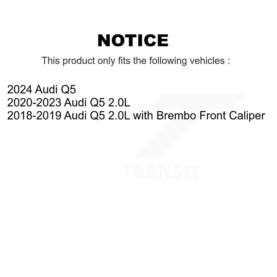Front Brake Pads Wear Sensor (2 Pack) For Audi Q5 KSE-100492