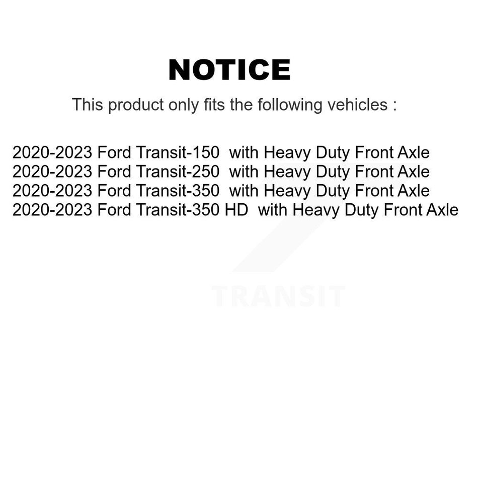 Front Brake Pads Wear Sensor (2 Pack) For Ford Transit-250 Transit-350 Transit-150 HD KSE-100493