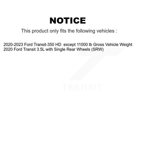 Rear Brake Pads Wear Sensor (2 Pack) For Ford Transit-350 HD Transit KSE-100498