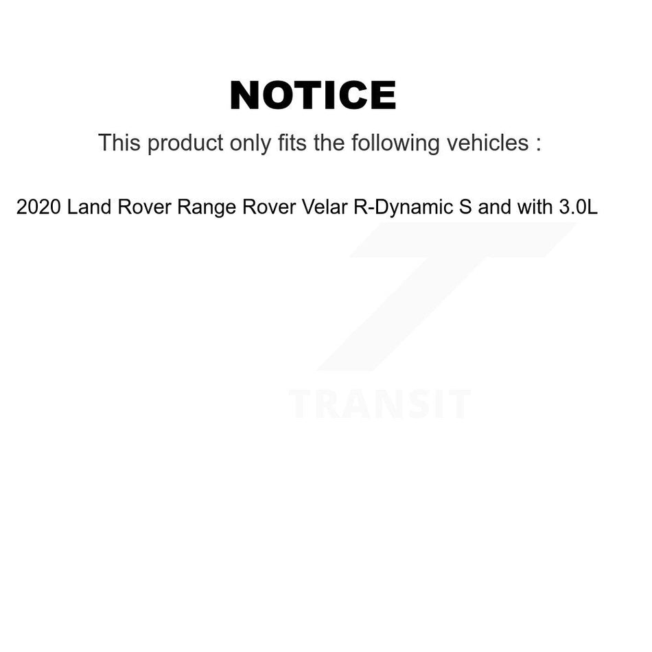 Front Brake Pads Wear Sensor (2 Pack) For 20 Land Rover Range Velar R-Dynamic S with 3.0L KSE-100503