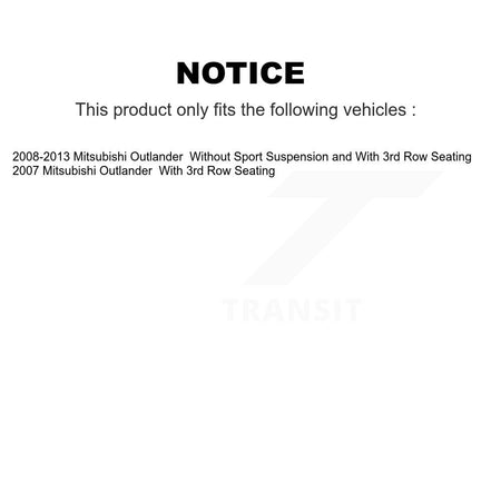 Rear Shock Absorber And Strut Mount Kit For Mitsubishi Outlander KSH-100218