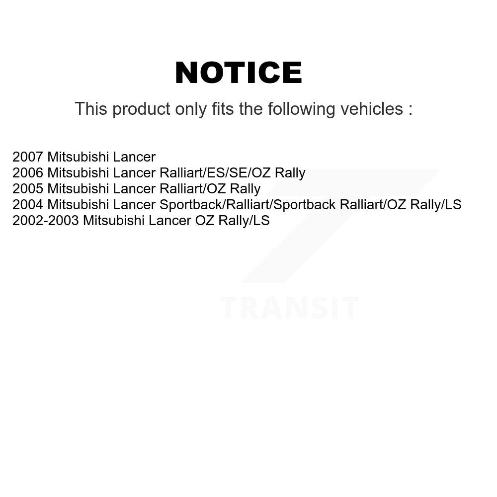 Front Suspension Strut And Mount Kit For Mitsubishi Lancer KSH-100240