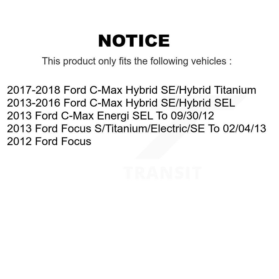 Front Right Suspension Strut And Mount Kit For Ford Focus C-Max KSH-100378