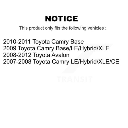 Rear Suspension Strut And Mount Kit For Toyota Camry Avalon KSH-100514