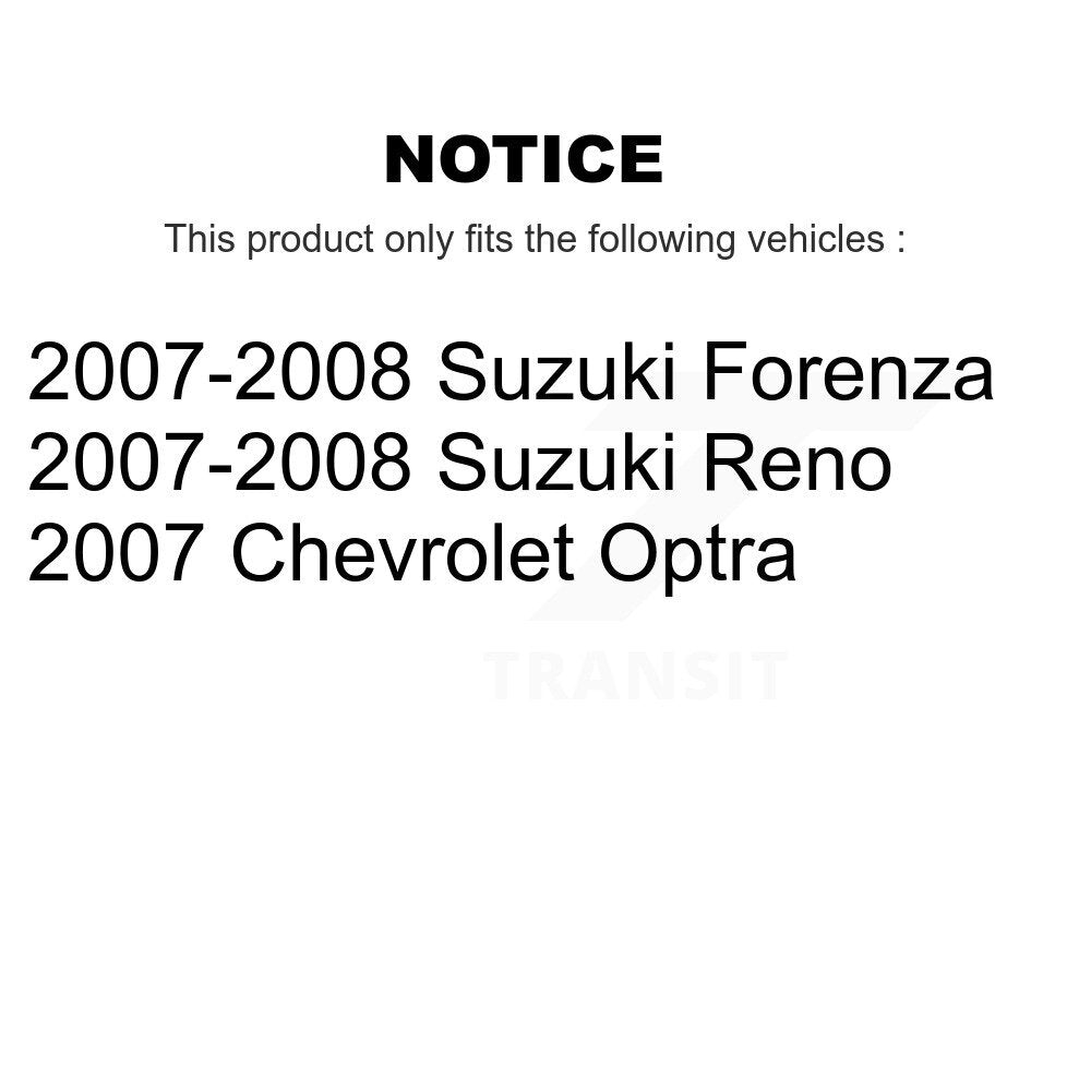 Front Rear Semi-Metallic Brake Pads Kit For Chevrolet Optra Suzuki Forenza Reno KSM-100022