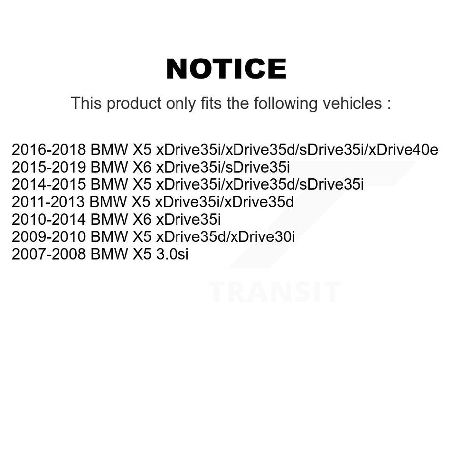 Front Rear Semi-Metallic Brake Pads Kit For BMW X5 X6 KSM-100103