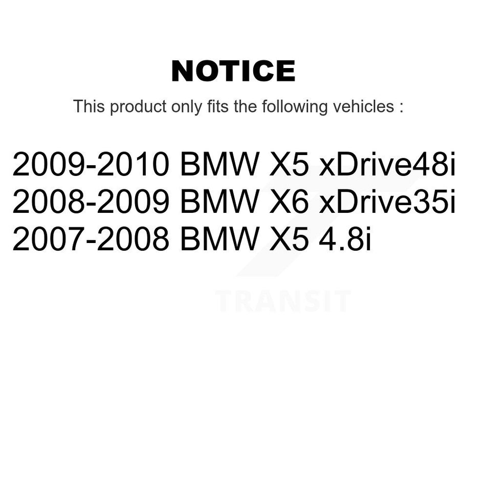 Front Rear Semi-Metallic Brake Pads Kit For BMW X5 X6 KSM-100104