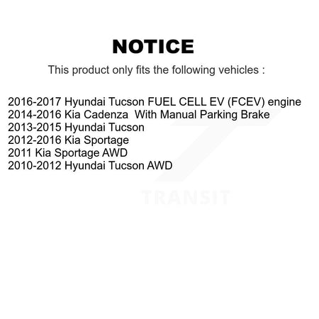 Front Rear Semi-Metallic Brake Pads Kit For Hyundai Tucson Kia Sportage Cadenza KSM-100105