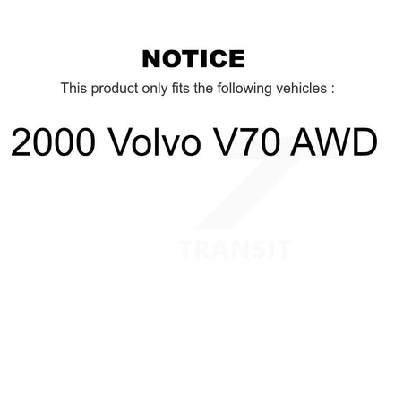 Front Rear Semi-Metallic Brake Pads Kit For Volvo S70 V70 AWD KSM-100275