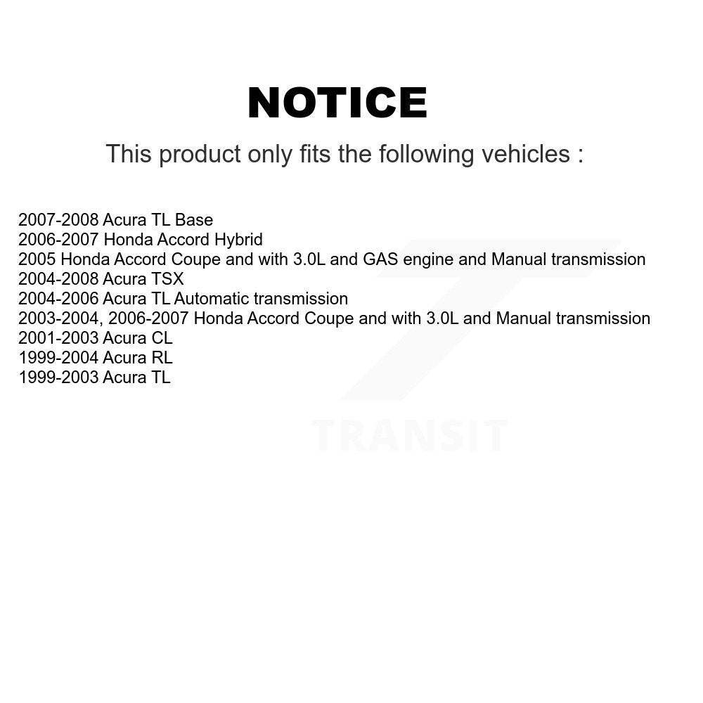 Front Rear Semi-Metallic Brake Pads Kit For Honda Accord Acura TL TSX CL RL KSM-100335