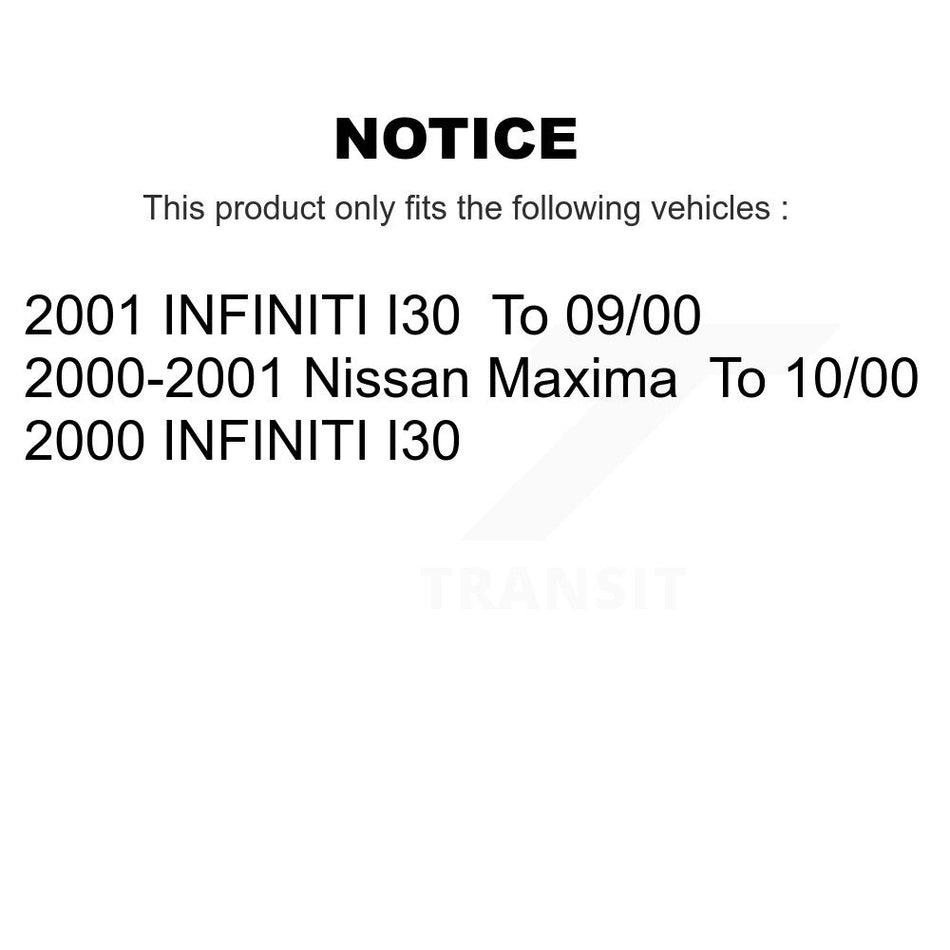 Front Rear Semi-Metallic Brake Pads Kit For Nissan Maxima INFINITI I30 KSM-100344