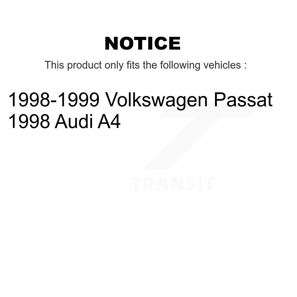 Front Rear Semi-Metallic Brake Pads Kit For Volkswagen Passat Audi A4 KSM-100349