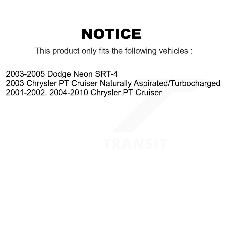 Front Rear Semi-Metallic Brake Pads Kit For Chrysler PT Cruiser Dodge Neon KSM-100366