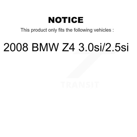 Front Rear Semi-Metallic Brake Pads Kit For 2008 BMW Z4 3.0si 2.5si KSM-100433