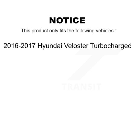 Front Rear Semi-Metallic Brake Pads Kit For Kia Forte Forte5 Hyundai Veloster KSM-100523