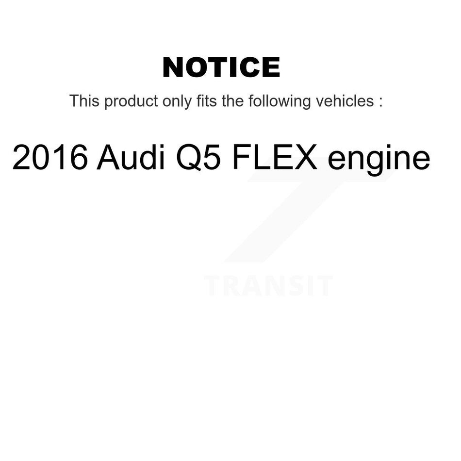 Front Rear Semi-Metallic Brake Pads Kit For 2016 Audi Q5 FLEX engine KSM-100590