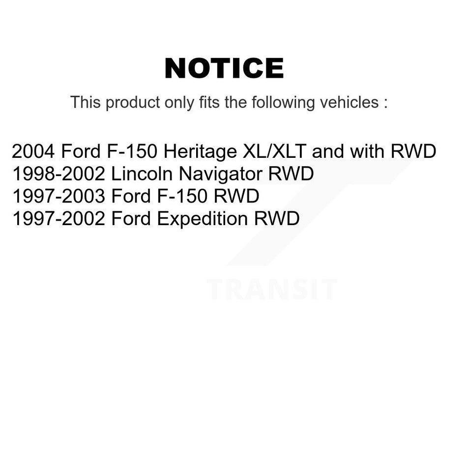 Front Suspension Shock Absorber And TOR Link Kit For Ford F-150 Expedition Lincoln Navigator F-250 RWD KSS-100019