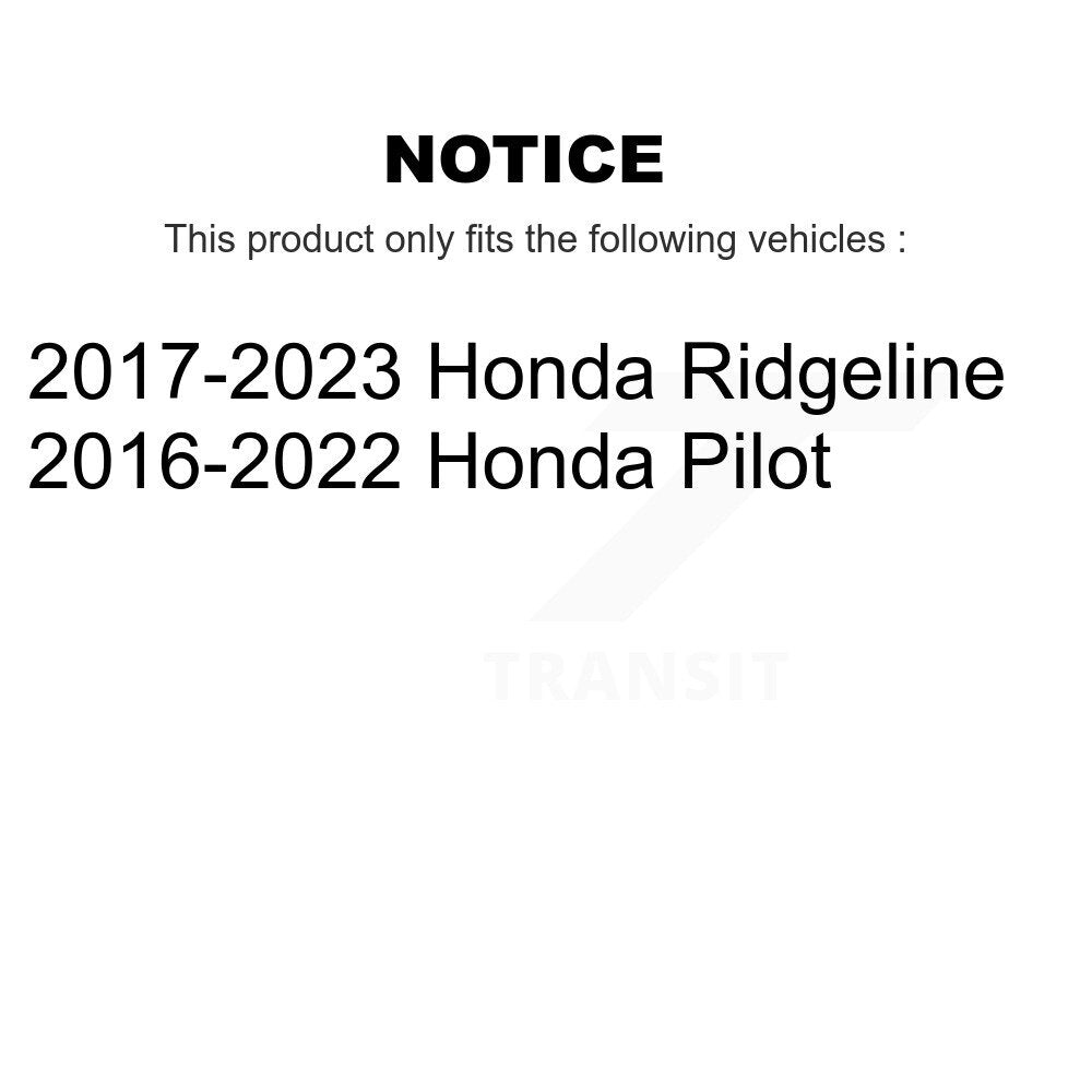 Front Complete Shock Assembly And TOR Link Kit For Honda Pilot Ridgeline KSS-104187
