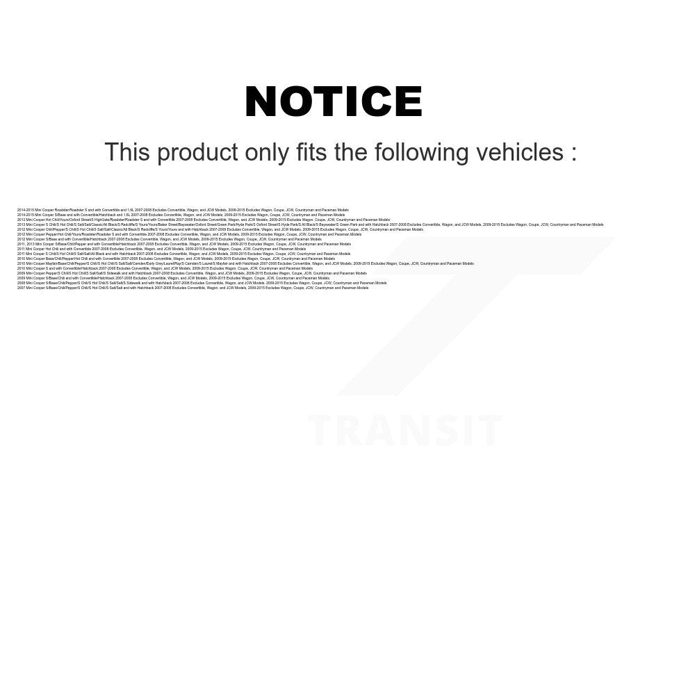 Rear Complete Shock Assembly And TOR Link Kit For Mini Cooper KSS-104235