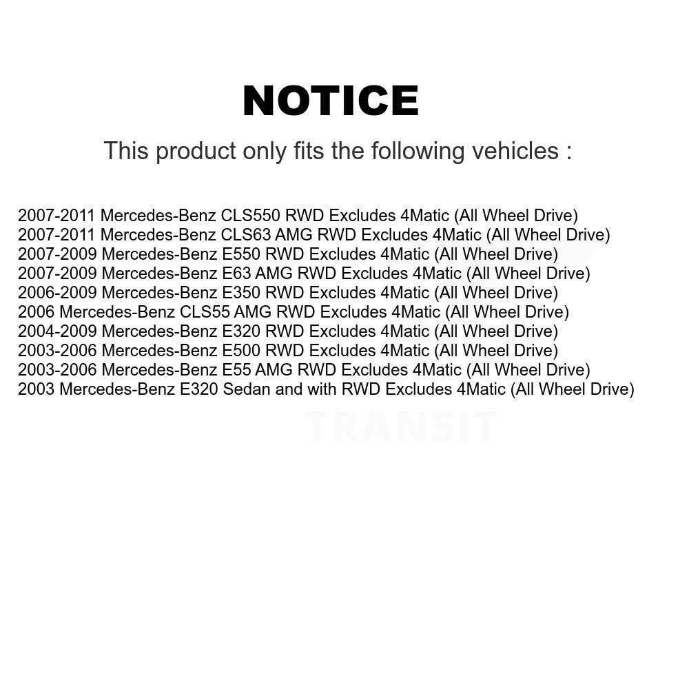 Front Left Shock Assembly & TOR Link Kit For Mercedes-Benz E320 E350 E500 CLS550 E550 E55 KSS-104267
