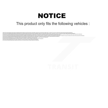 Front Complete Shock Assembly And TOR Link Kit For Ford Fusion KSS-104382