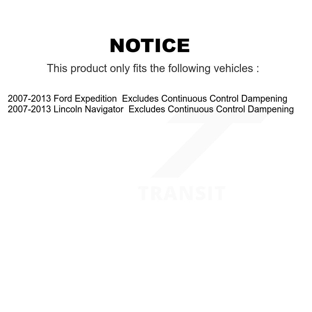 Front Shock Assembly And TOR Link Kit For 2007-2013 Ford Expedition Lincoln Navigator KSS-104432