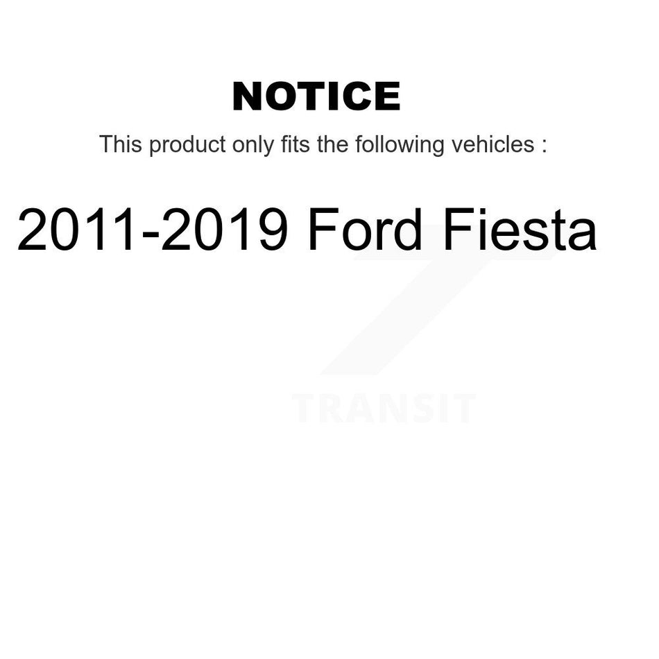 Front Left Complete Shock Assembly And TQ Link Kit For 2011-2019 Ford Fiesta KSS-104572