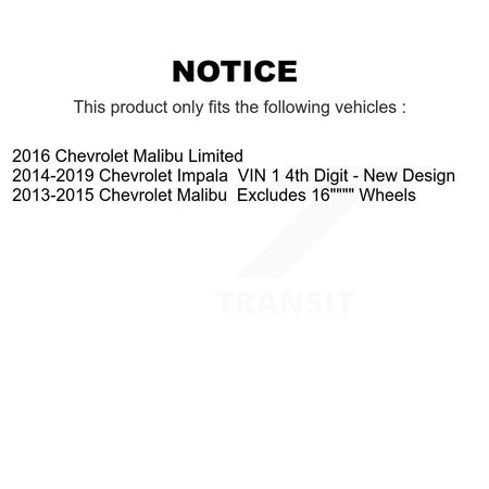 Front Left Complete Shock Assembly And TOR Link Kit For Chevrolet Malibu Impala Limited KSS-104649